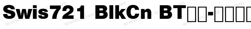 Swis721 BlkCn BT字体字体转换